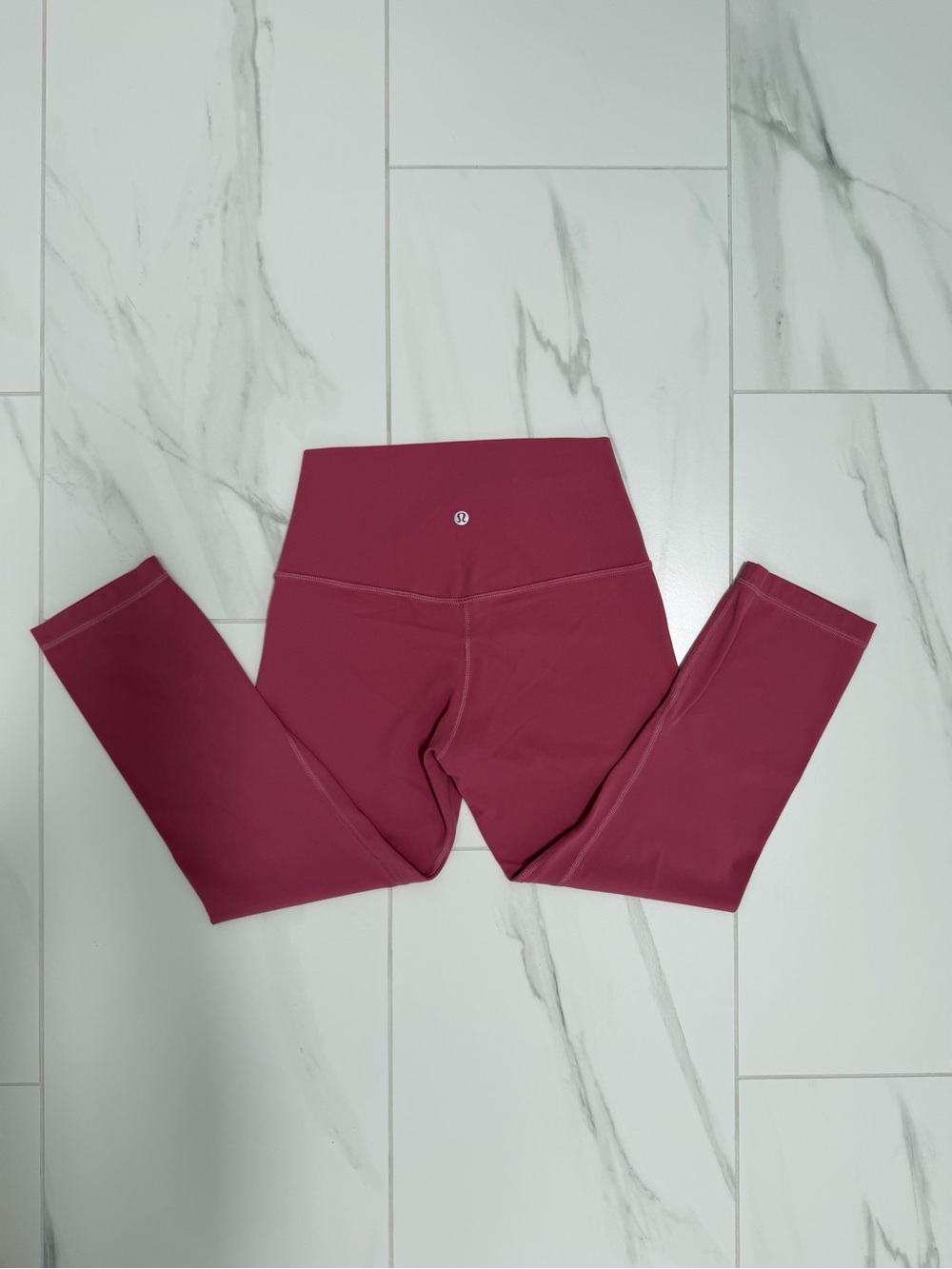 Lululemon Align High Rise Crop 21” Nulu Leggings Pink